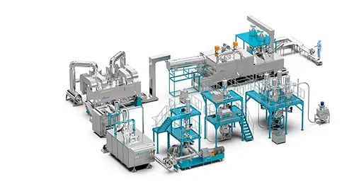 Extruded Corn Flake Processing Line