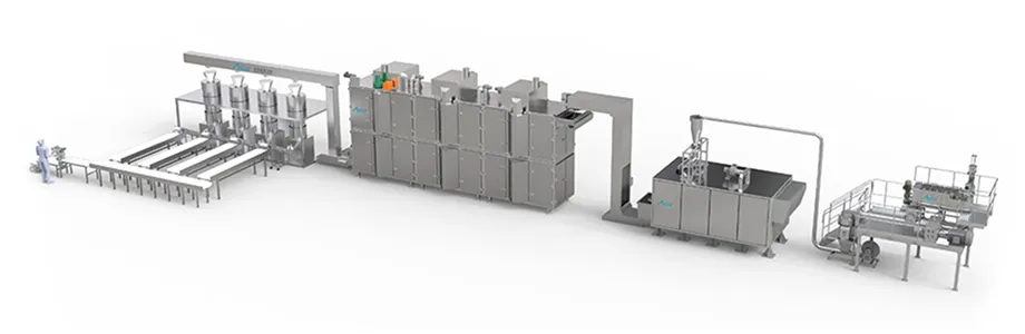 Instant Pasta & Macaroni Processing Line
