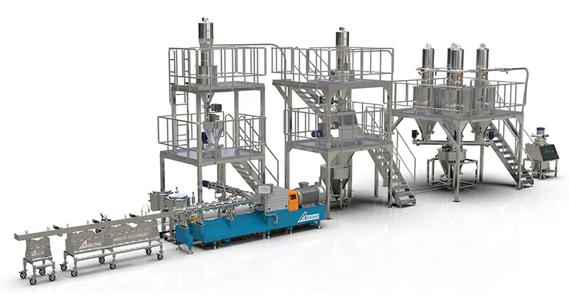 Soya Nugget Snacks Processing Line