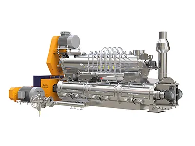 Three-shaft conditioner