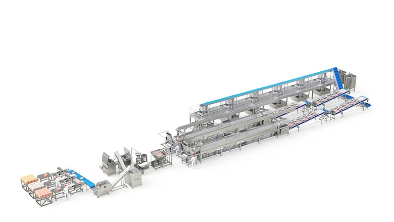 Wet Food Meat Chunks Processing Line