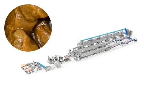 Wet Food Meat Chunks Processing Line